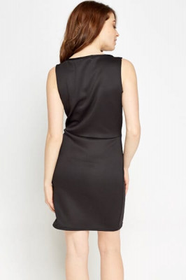 Bodycon Basic Dress S / Viskose / Schwarz